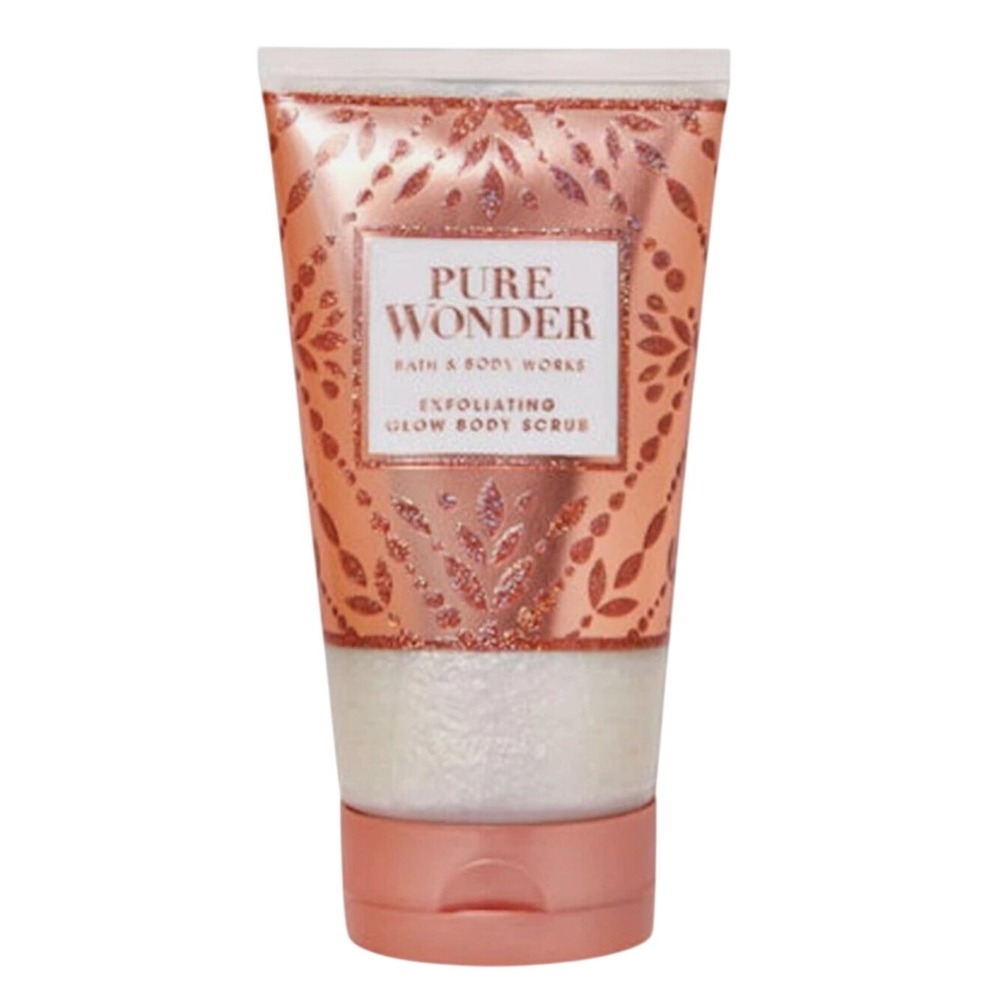 Bath and Body Works Pure Wonder Exfoliating Glow Body Scrub 10 fl oz Rose Amber